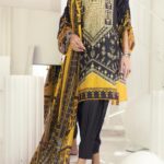 AM Black Lawn 3 Piece Unstitched